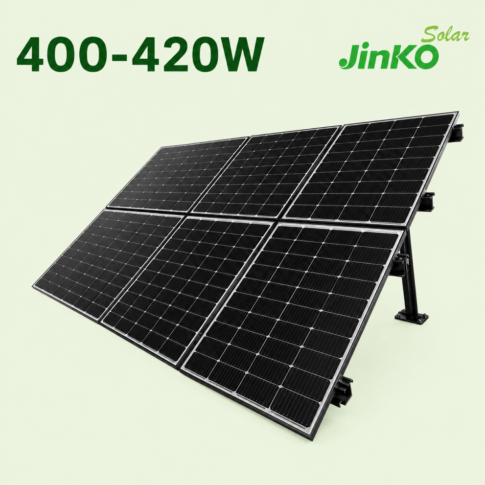 Jinko All Black Solar PV Mono Half Cell N-type 400W 405W 410W 415W 420W