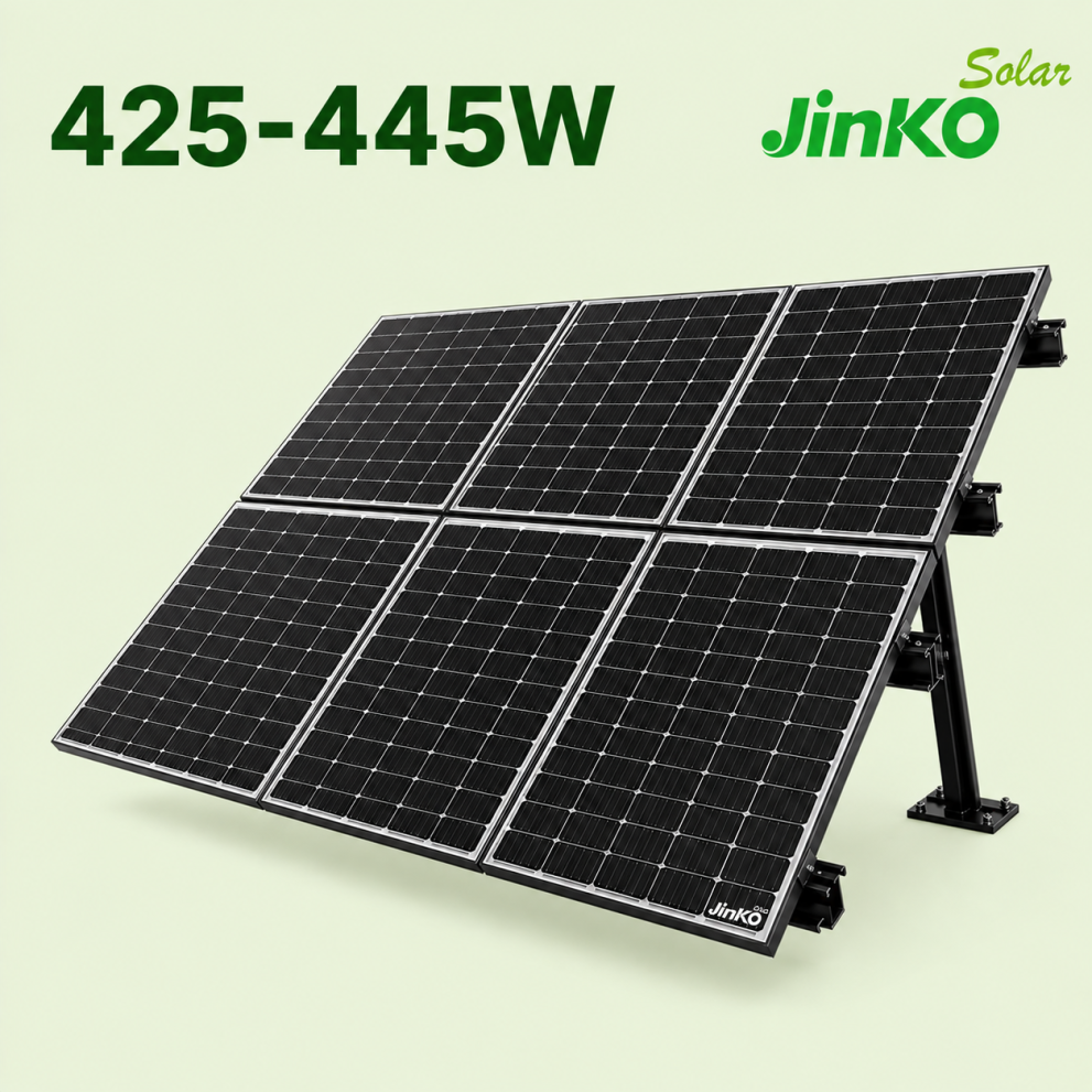 Jinko Solar Panel N-Type Monocrystalline All Black 425W 430W 435W 440W 445W