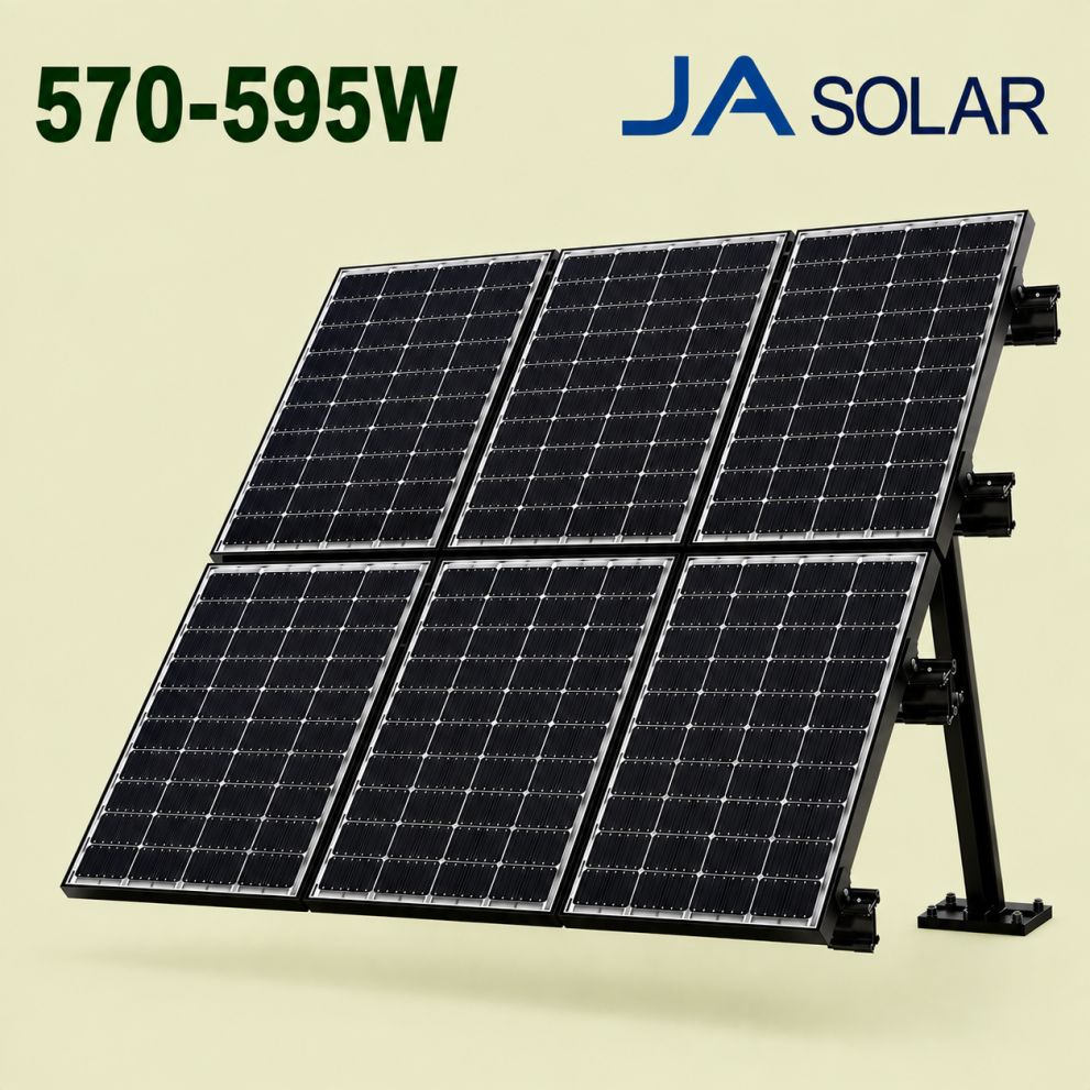 JA Mono Solar Panel JAM66D42 MB 595W