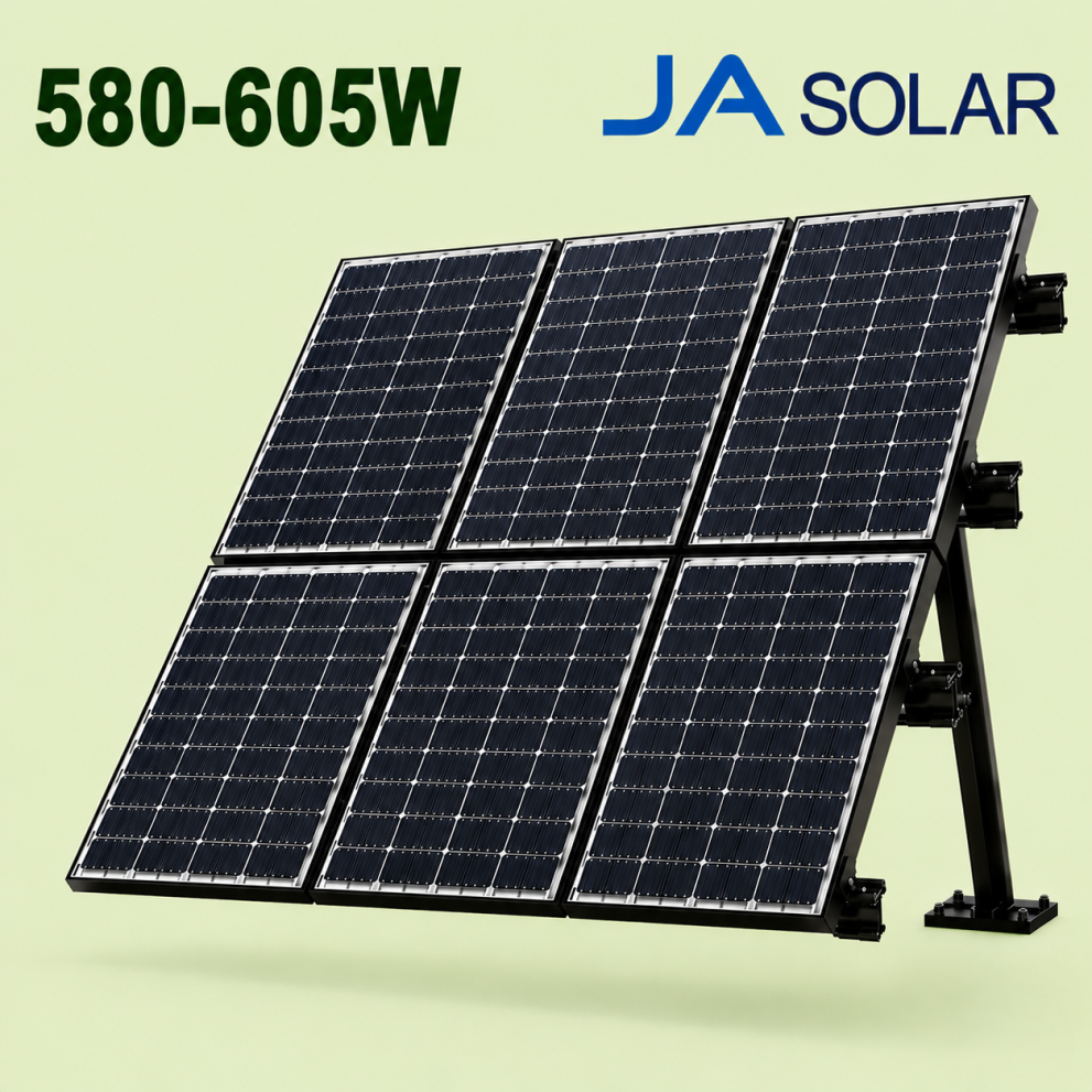 JA Mono Solar Panel JAM72D40 LB 605W