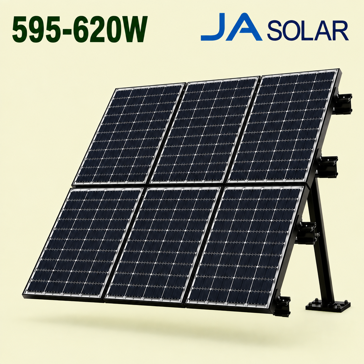 JA Mono Solar Panel JAM66D45 LB 620W